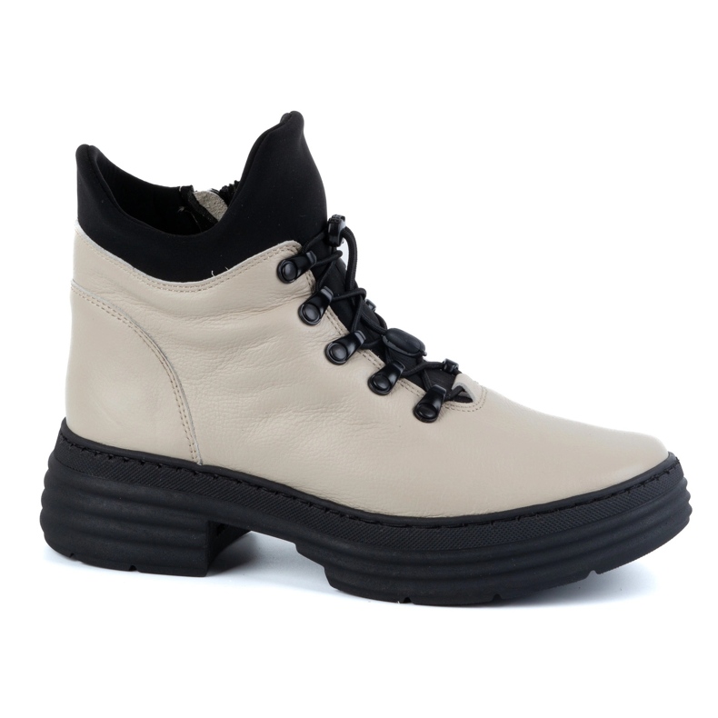 WASAK Női téli bőrcsizma 0736W, bézs