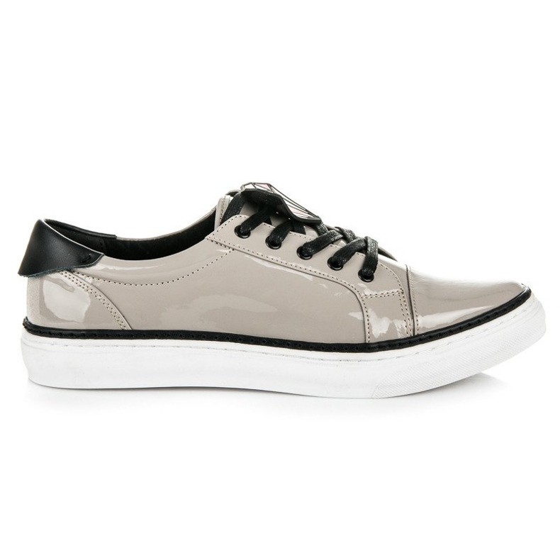 Betler Gyémánt lakkozott tornacipő szürke