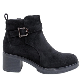 Duncans Fekete alacsony sarkú bokacsizma