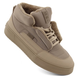 Bézs színű női hőszigetelt csizma Big Star OO274A532 Bézs színű női hőszigetelt csizma Big Star OO274A532