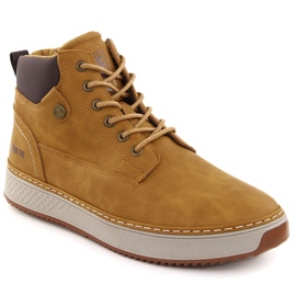 Férfi magas szárú fekete tornacipő Big Star OO174561