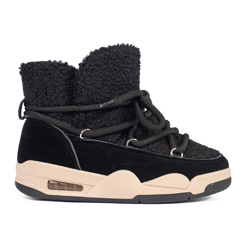 Seastar Fekete női hócsizma vastag talppal Seastar Fekete női hócsizma vastag talppal