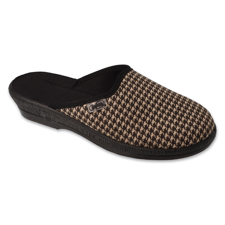 Befado női pu mintás papucs 219D484 bézs/fekete