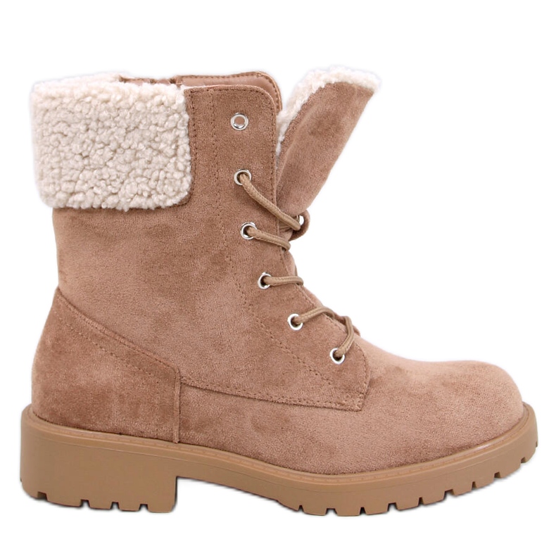 Barkoi Camel fűzős bokacsizma barna