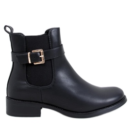 Saroni Black klasszikus női Chelsea csizma fekete