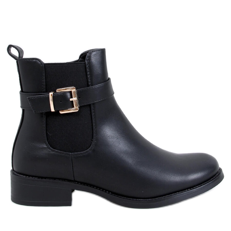Saroni Black klasszikus női Chelsea csizma fekete