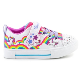 Skechers S-Lights Girls Twinkle Sparks Jumpin Clouds cipő 314809N-WMLT fehér Skechers S-Lights Girls Twinkle Sparks Jumpin Clouds cipő 314809N-WMLT fehér