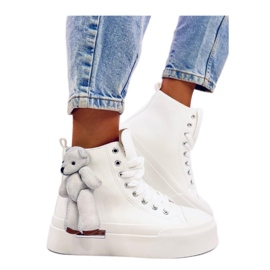 Rooks Fehér mackós tornacipő - Inello