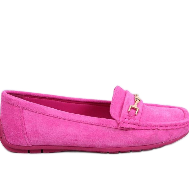Női velúr mokaszin Sourd Fuchsia rózsaszín