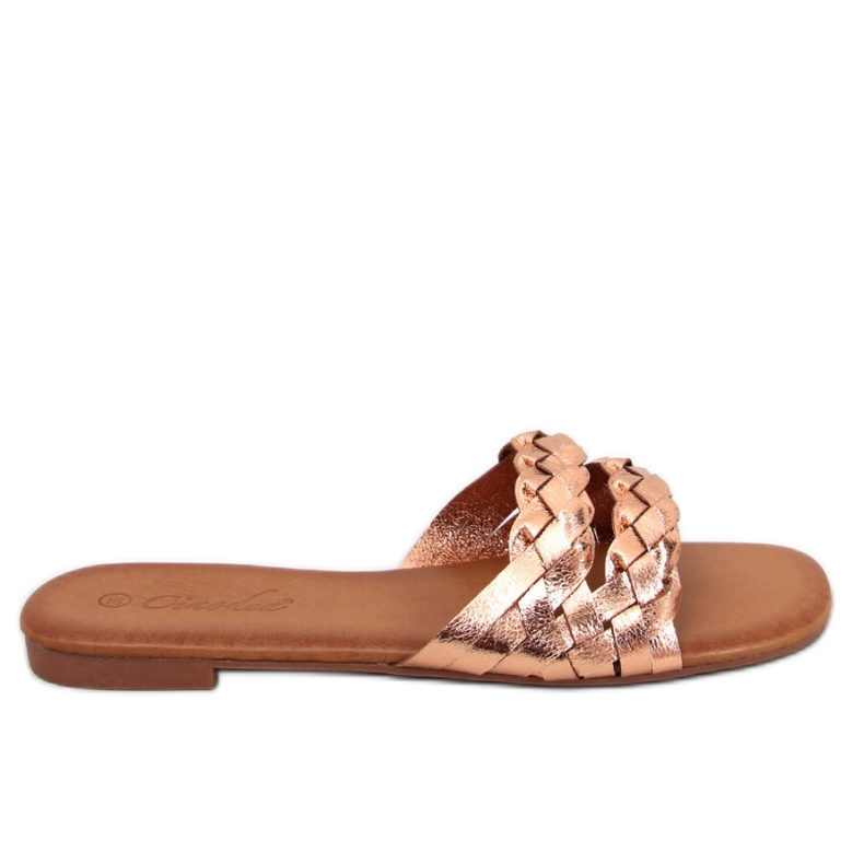 Pezsgős női szandál rózsaszín