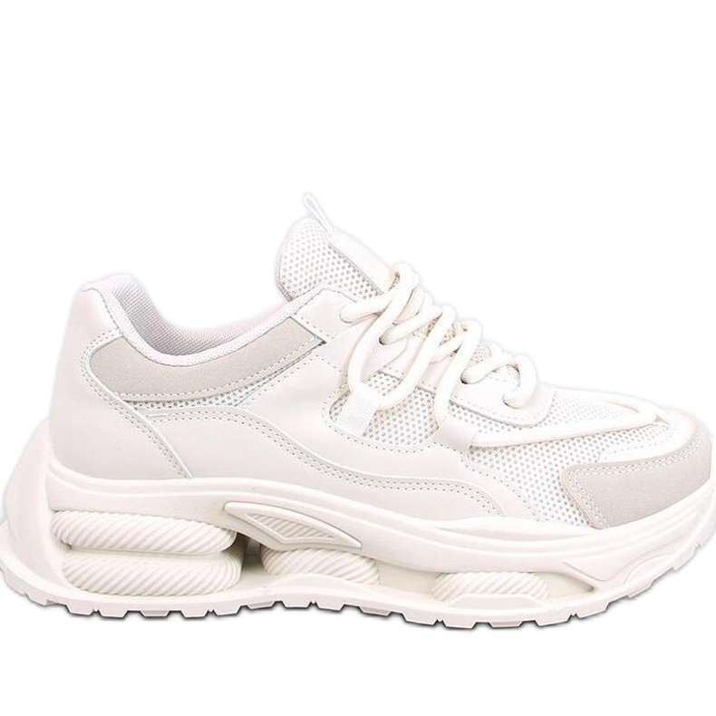 Bézs színű női tornacipő