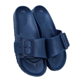 D.BLUE gumi csattal ellátott papucs kék D.BLUE gumi csattal ellátott papucs kék