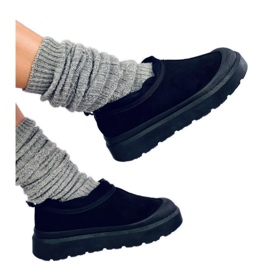 Női rövid hócsizma Fekete