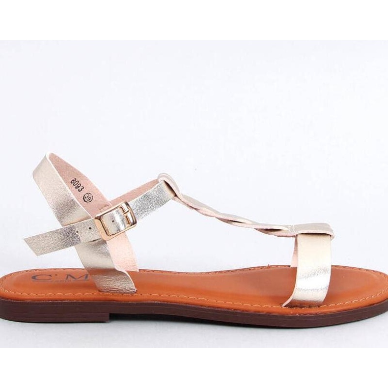 Pourta Gold női szandál - Inello sárga