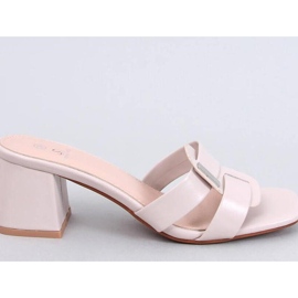 Szandál Elegáns magas sarkú flip-flop Lafar Beige - Inello bézs Szandál Elegáns magas sarkú flip-flop Lafar Beige - Inello bézs