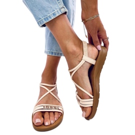 Rostani Beige női szandál - Inello bézs