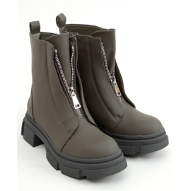 Kobra Army Green katonai munkás csizma - Inello zöld