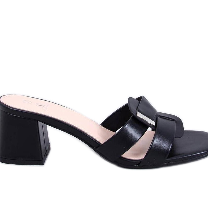 Szandál Elegáns magas sarkú flip-flop Lafar Black - Inello fekete