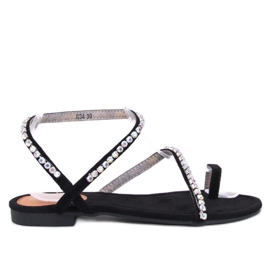 Ayless Fekete flip-flop strasszokkal - Inello Ayless Fekete flip-flop strasszokkal - Inello