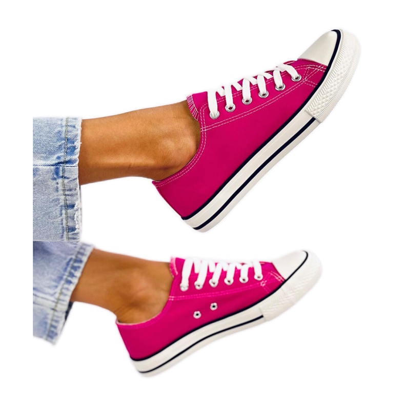 Klasszikus női tornacipő Basic Fuchsia - Inello rózsaszín