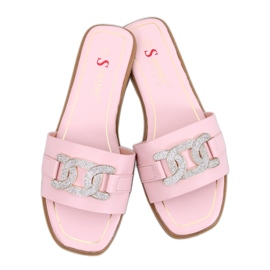 Mille Pink strasszos flip-flop szandál - Inello rózsaszín Mille Pink strasszos flip-flop szandál - Inello rózsaszín