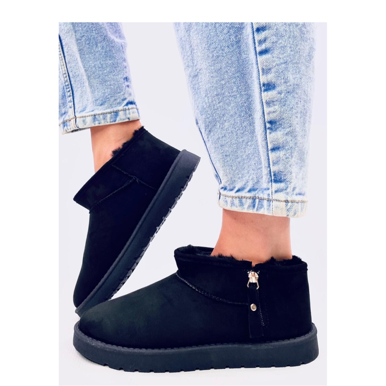 Rövid emus nadrág cipzárral Frankis Blacktől - Inello fekete