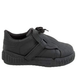 Női fekete tornacipő NB513P Fekete - Inello