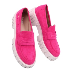 Chandra Peach platform mokaszinok - Inello rózsaszín
