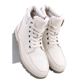 Germano Beige szigetelt trapper csizma - Inello bézs Germano Beige szigetelt trapper csizma - Inello bézs