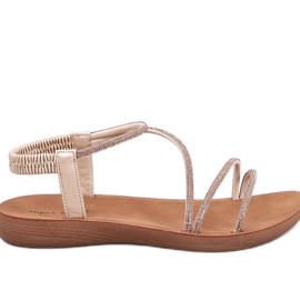 Világos női szandál Prostis Gold - Inello sárga