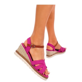Rosco Fuchsia ékes espadrill szandál - Inello rózsaszín Rosco Fuchsia ékes espadrill szandál - Inello rózsaszín