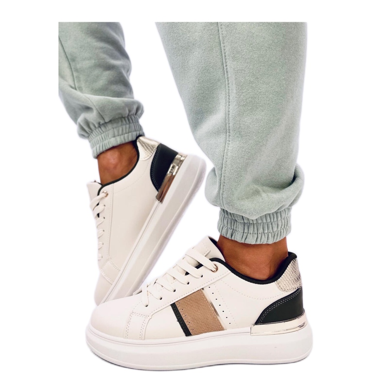 Holms Green platformos tornacipő - Inello bézs