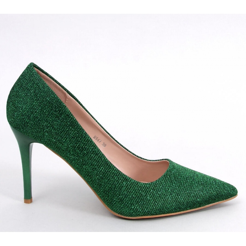 Női irizáló Maineri Green magassarkú - Inello zöld