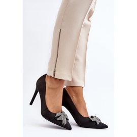 Step in style Magassarkú Model Fairine 9563 fekete - Lépj stílusosan