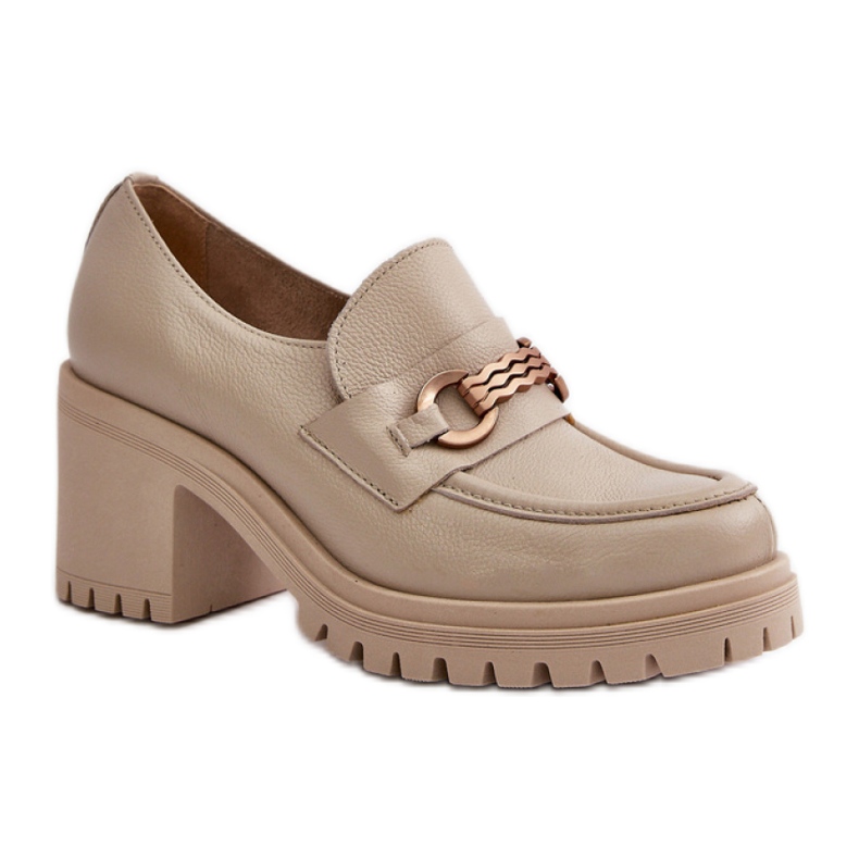Step in style Zazoo modell 20175 világos bézs cipő - Lépj stílusosan