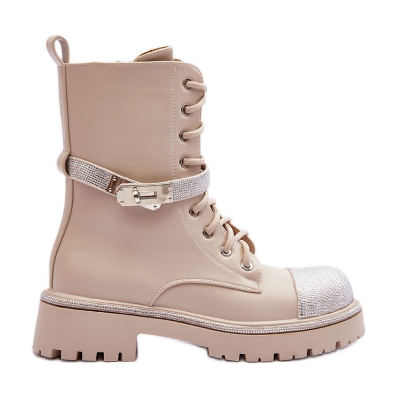 Step in style Munkáscsizma Modell Totah 52022 Beige - Lépj stílusosan bézs
