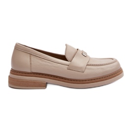 Step in style Mokaszin modell Zazoo 20165 bézs - Lépj stílusosan