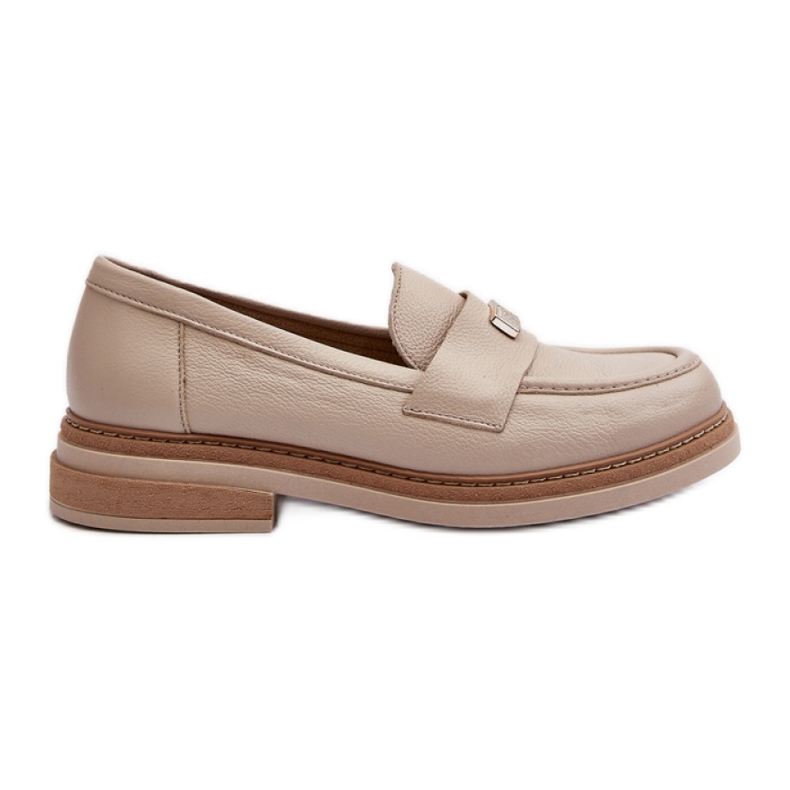 Step in style Mokaszin modell Zazoo 20165 bézs - Lépj stílusosan