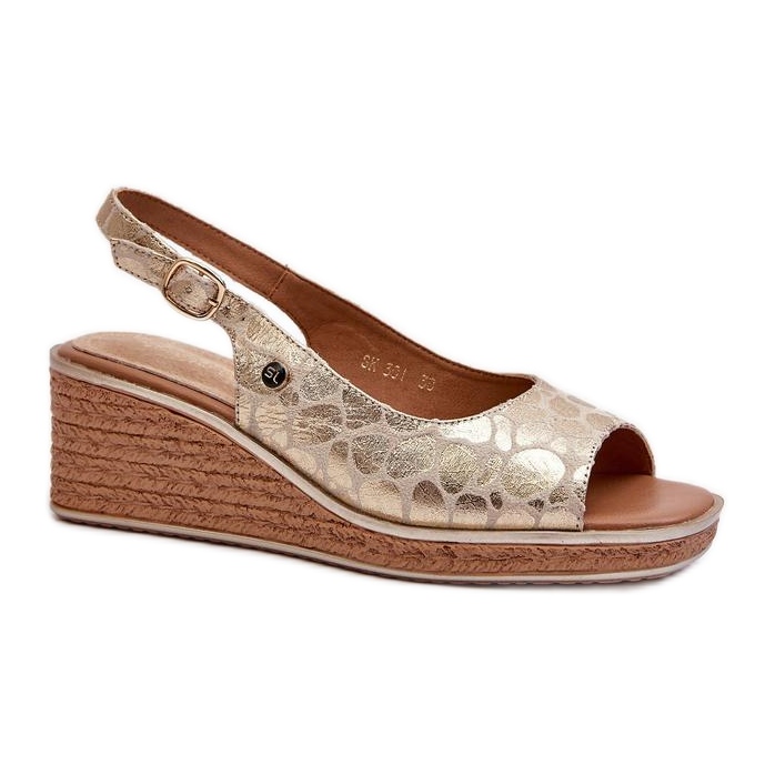 Step in style Szandálok Modell Sergio Leone SK301 Gold Snake - Lépj stílusosan sárga