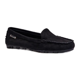 Step in style Mokaszin modell Amrutia DF937 fekete - Lépjen stílusosan