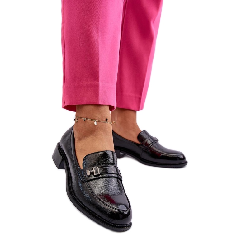 Step in style Mokaszin modell Nerilaja 66614 fekete - Lépj stílusosan