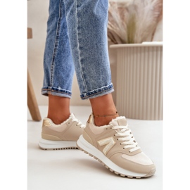 Step in style Sportcipők Ciamara 55-32 bézs modell - Lépj stílusosan