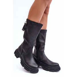 Step in style Bakancs Model Lizames YK032P Fekete - Lépj stílusosan