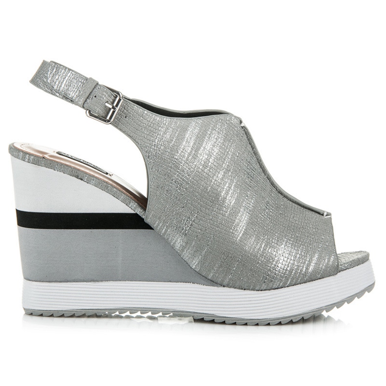 Vices Kényelmes ék alakú cipő szürke