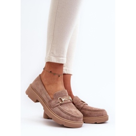 Step in style Mokaszin modell Lighas F003 Barna - Lépj stílusosan