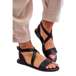 Big Star Black női pántos szandál fekete