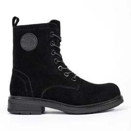 Fekete női táskák természetes nubuk bőrből, Sergio Leone-tól Fekete női táskák természetes nubuk bőrből, Sergio Leone-tól