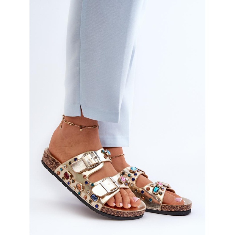 Step in style Szandál Flip-flop S.Barski MY121 Gold modell - Lépj stílusosan sárga Step in style Szandál Flip-flop S.Barski MY121 Gold modell - Lépj stílusosan sárga