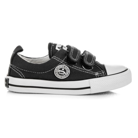 American Club Tépőzáras tornacipő fekete American Club Tépőzáras tornacipő fekete