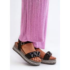 Step in style Szandál Model S.Barski HY056 Fekete - Lépjen stílusosan